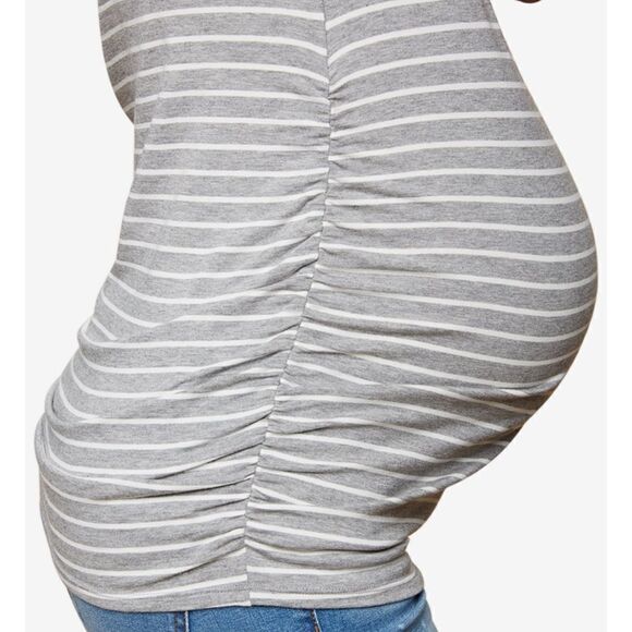 Motherhood Maternity Ruched T-shirt - Picture 3 of 4